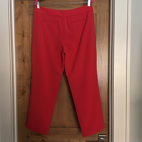 NWT J. Jill pants trousers Womens 12P Stretch Flat front Office Career Sangria - Picture 2 of 10